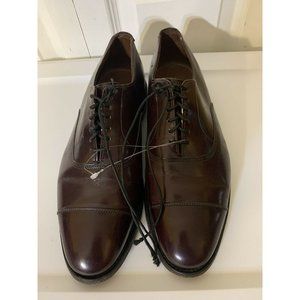 Allen‎ Edmonds "PARK AVENUE" Men's Sz 8D Cap Oxfords USA Burgundy